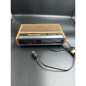 Vintage General Electric Digital AM/FM Alarm‎ Clock Radio GE 7-4830A TESTED!